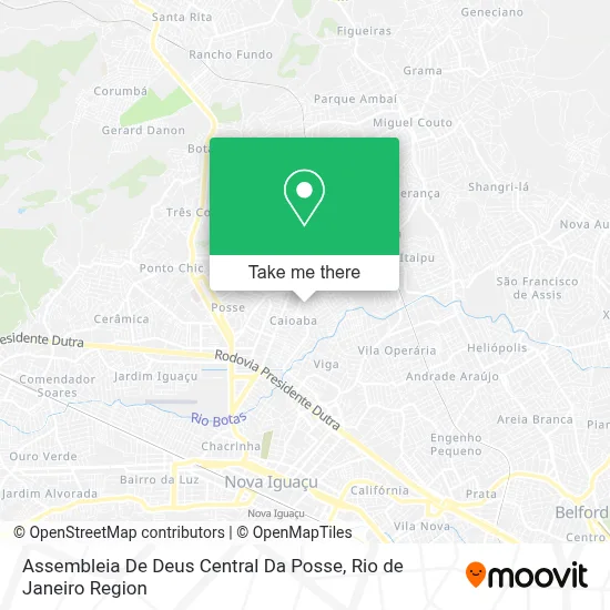 Assembleia De Deus Central Da Posse map