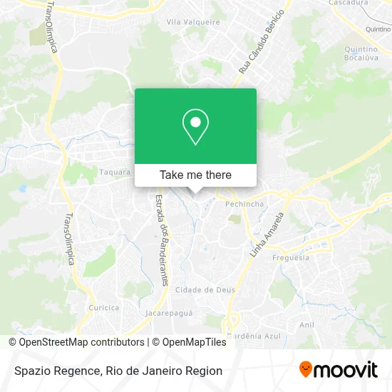 Spazio Regence map