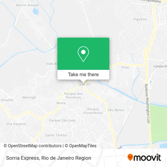 Sorria Express map