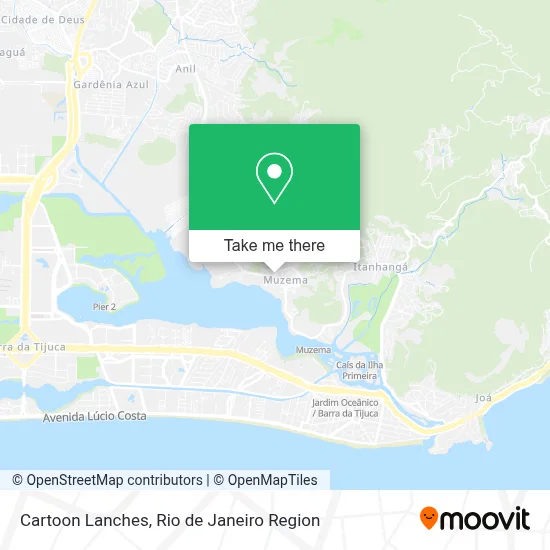 Cartoon Lanches map