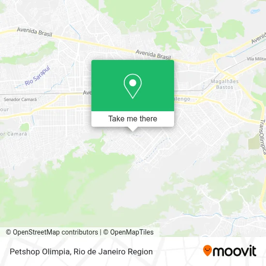 Petshop Olimpia map