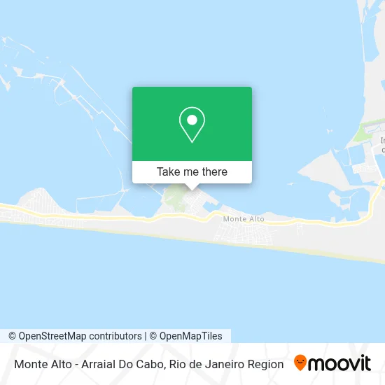 Monte Alto - Arraial Do Cabo map