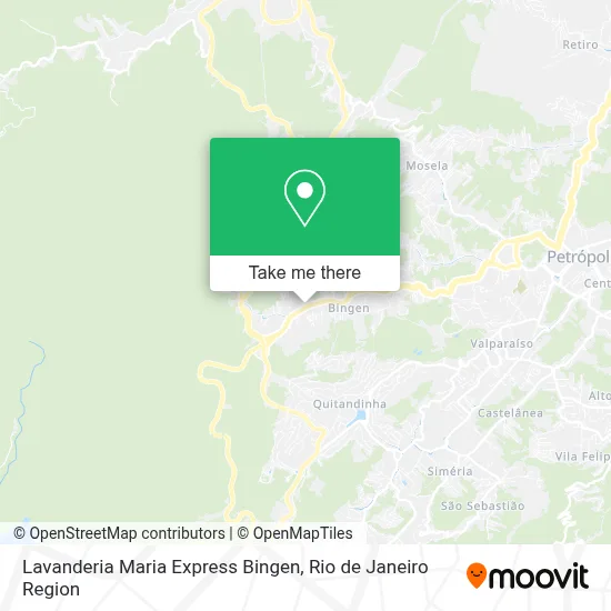 Lavanderia Maria Express Bingen map