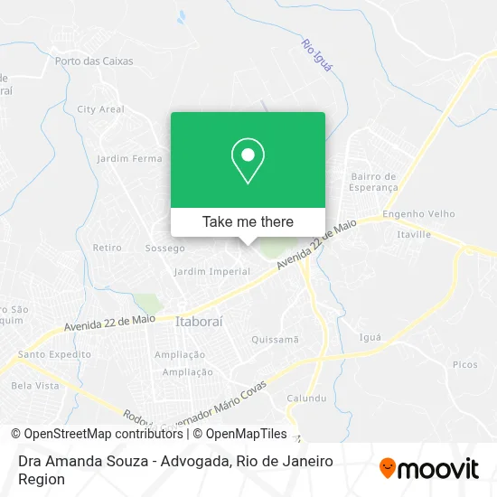 Dra Amanda Souza - Advogada map