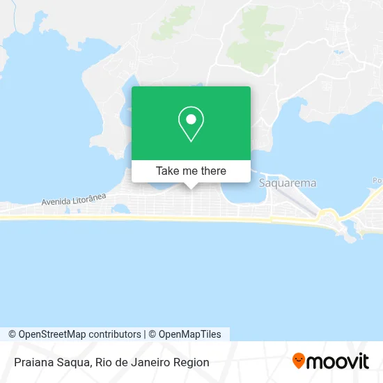 Praiana Saqua map