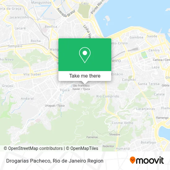 Drogarias Pacheco map