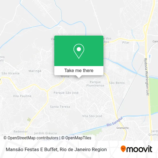Mansão Festas E Buffet map