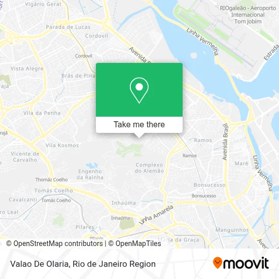 Valao De Olaria map