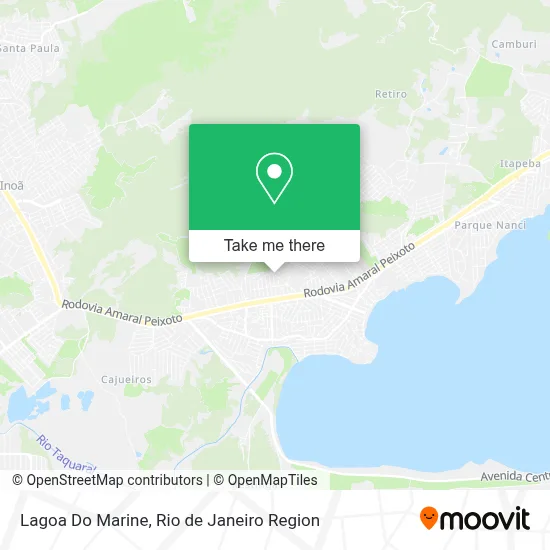 Lagoa Do Marine map