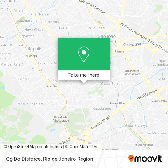 Qg Do Disfarce map