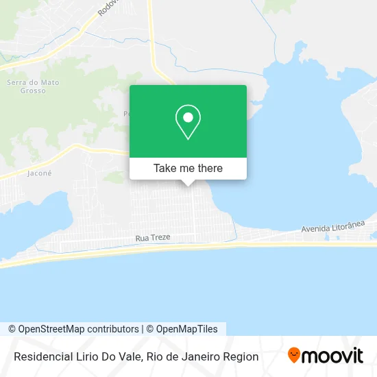 Residencial Lirio Do Vale map