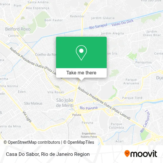 Casa Do Sabor map