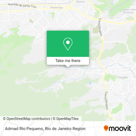 Admad Rio Pequeno map
