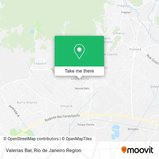 Valerias Bar map