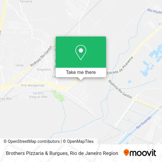 Brothers Pizzaria & Burgues map