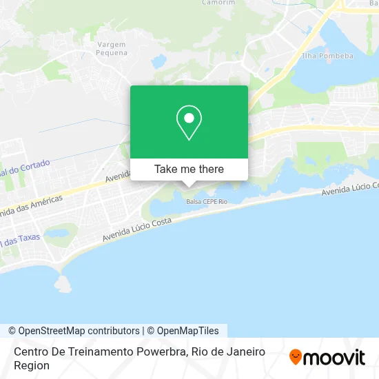 Centro De Treinamento Powerbra map