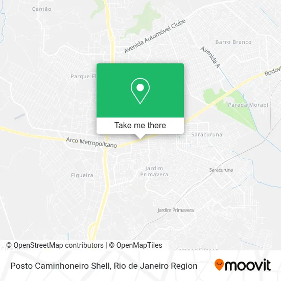 Posto Caminhoneiro Shell map