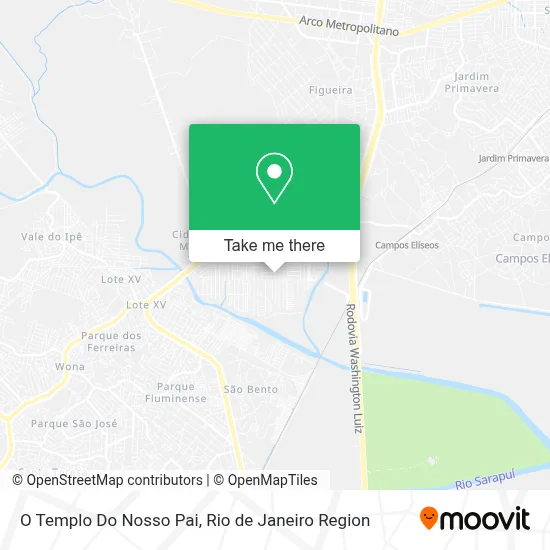 O Templo Do Nosso Pai map