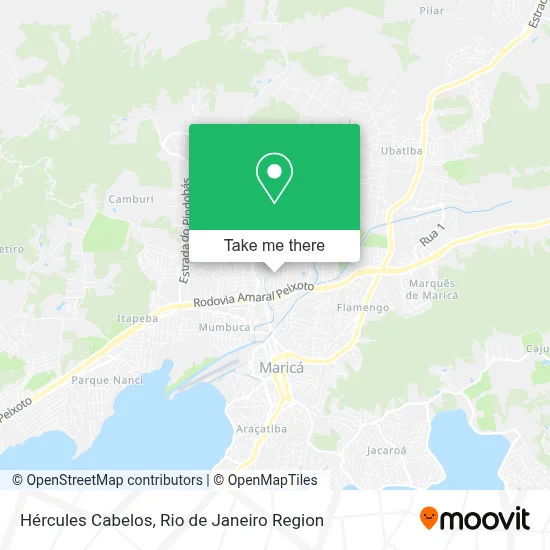 Hércules Cabelos map