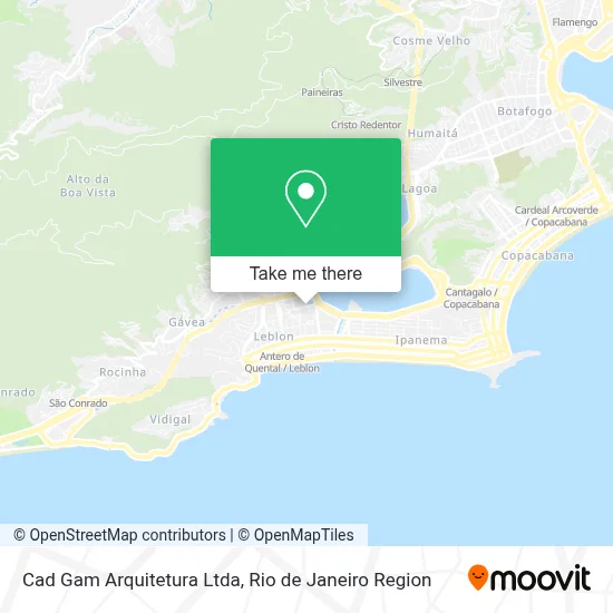 Cad Gam Arquitetura Ltda map