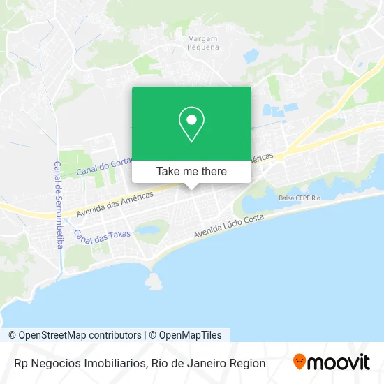 Rp Negocios Imobiliarios map