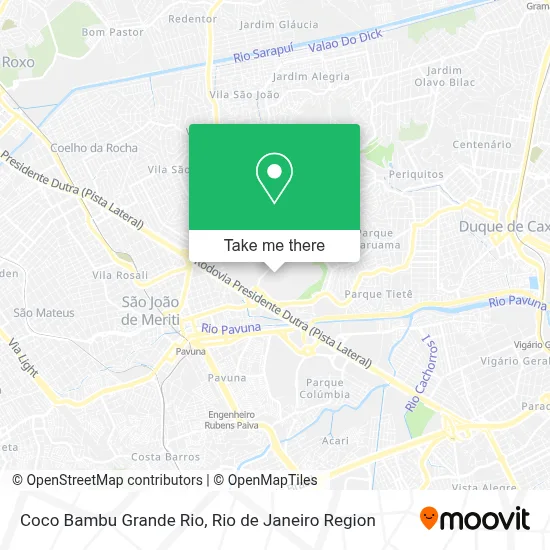 Coco Bambu Grande Rio map