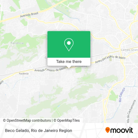 Beco Gelado map