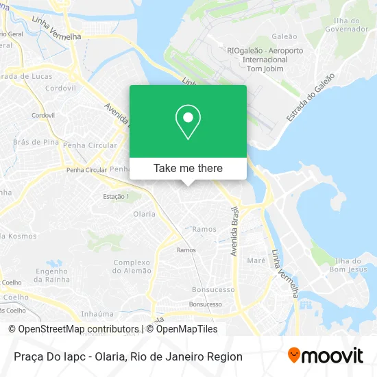 Praça Do Iapc - Olaria map