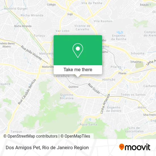 Dos Amigos Pet map
