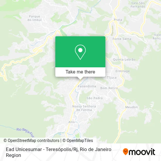 Ead Unicesumar - Teresópolis / Rj map