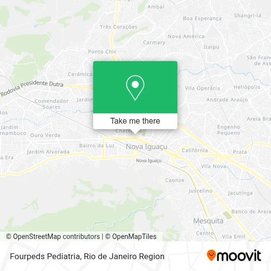 Fourpeds Pediatria map
