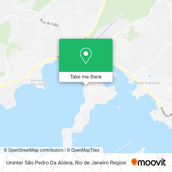 Uninter São Pedro Da Aldeia map