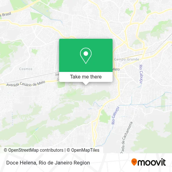 Doce Helena map