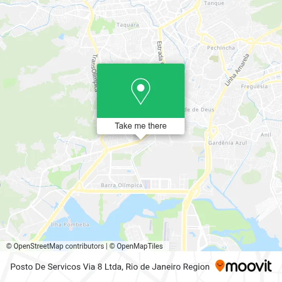 Posto De Servicos Via 8 Ltda map