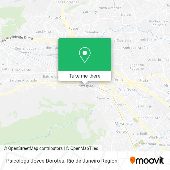 Psicóloga Joyce Doroteu map