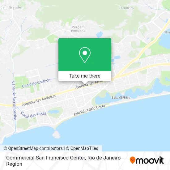 Commercial San Francisco Center map