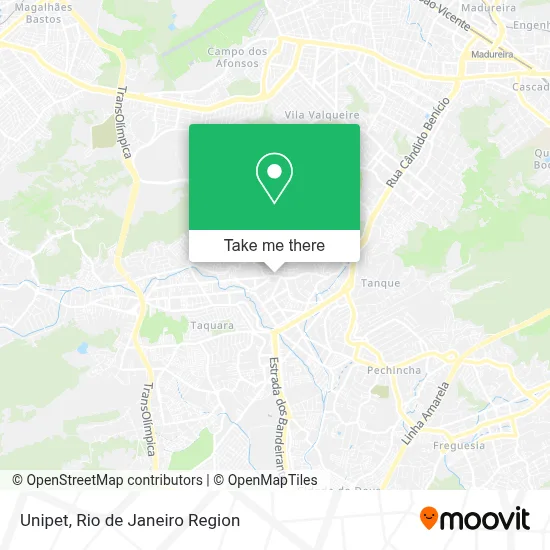 Unipet map