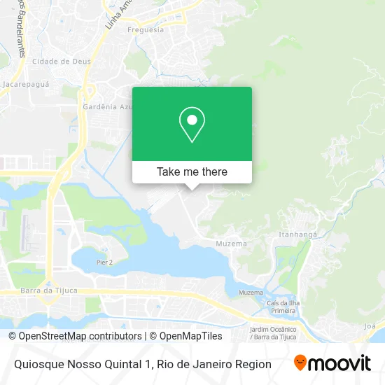 Quiosque Nosso Quintal 1 map