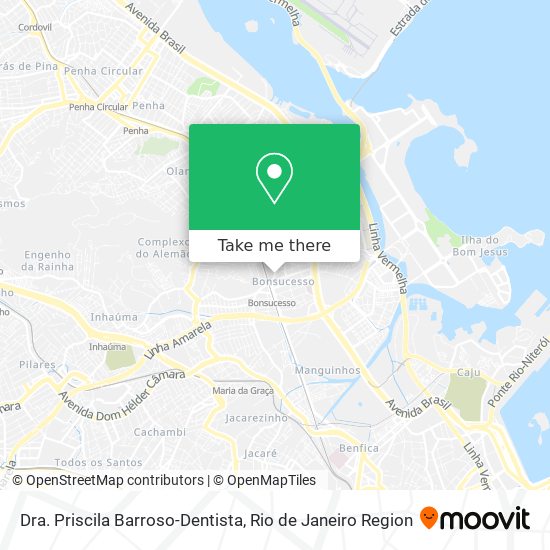 Dra. Priscila Barroso-Dentista map