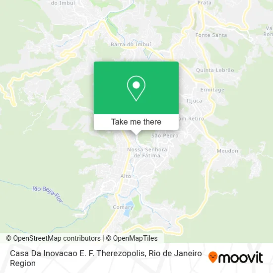 Casa Da Inovacao E. F. Therezopolis map