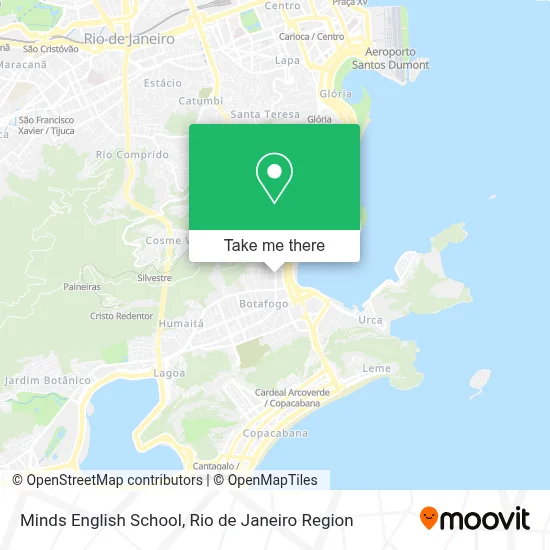 Minds English School map