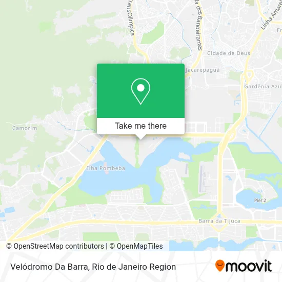 Velódromo Da Barra map