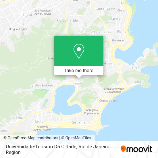 Univercidade-Turismo Da Cidade map