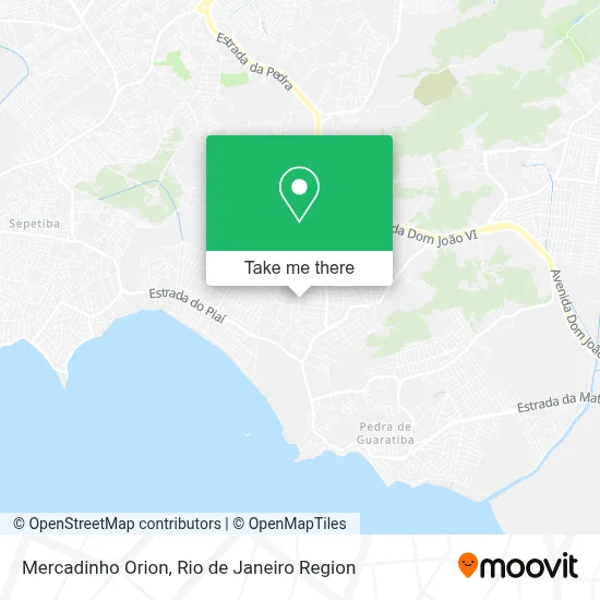 Mercadinho Orion map