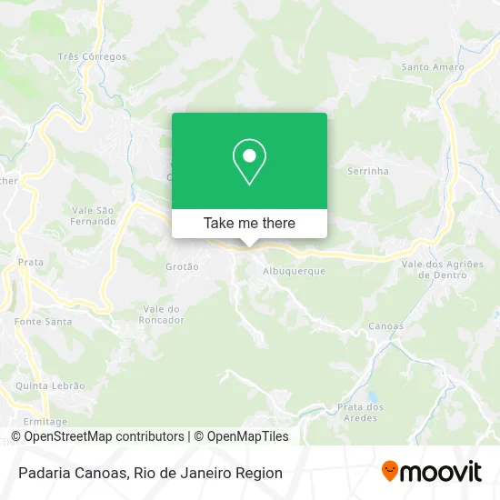 Padaria Canoas map
