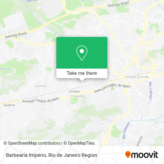 Barbearia Império map