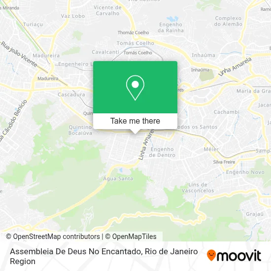 Assembleia De Deus No Encantado map