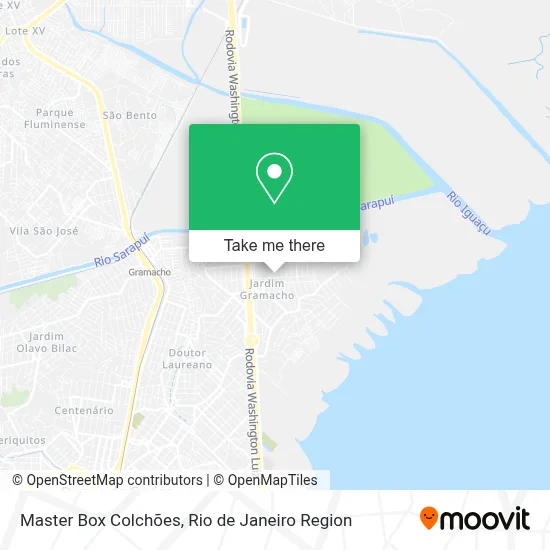 Master Box Colchões map