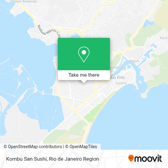 Kombu San Sushi map