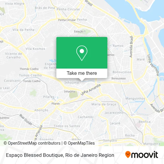 Espaço Blessed Boutique map